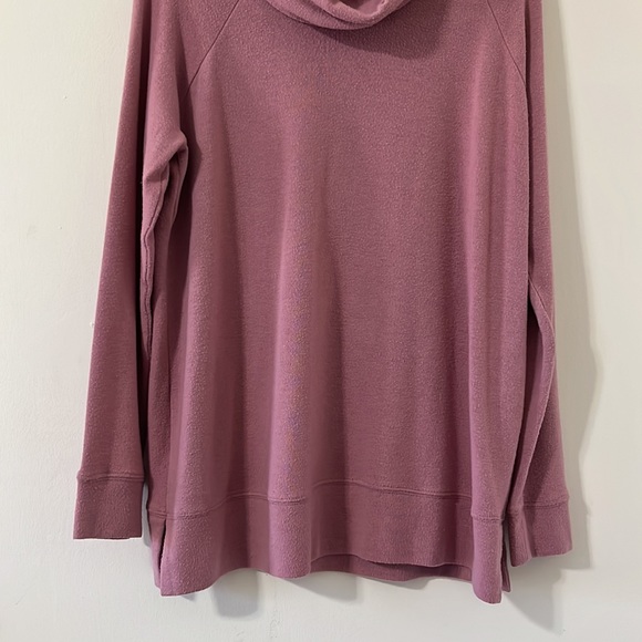 Cupcakes and Cashmere Pink Cowl Neck Sweater Size Large - Picture 3 of 8